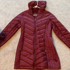 London Fog long puffer jacket